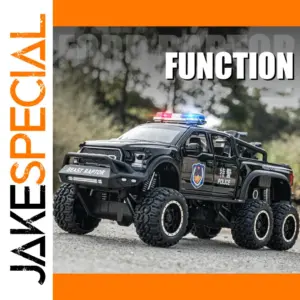 1/28 Raptor F150 Diecast Police Car Model