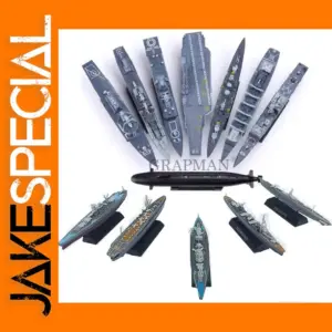 WWII Warship Model Kit 1/2000 Scale