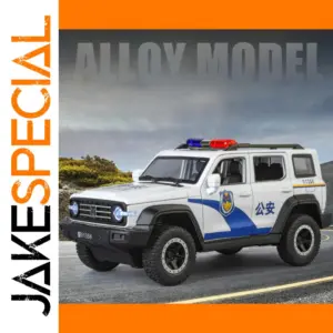 1:24 Scale Diecast Police and Luxury Car Set