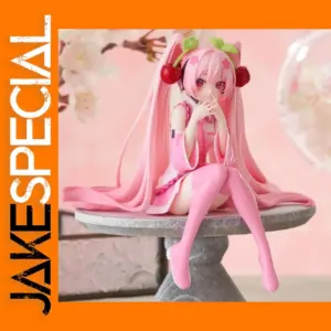 Hatsune Miku Pink Dress PVC Figure Decor