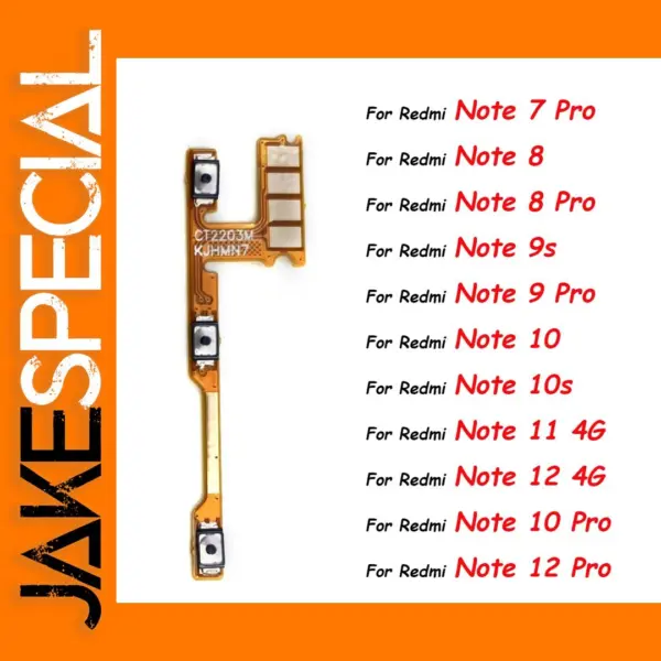 Xiaomi Redmi Power & Volume Flex Cable Replacement