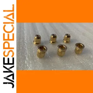 Brass Through Body String Ferrules for Guitars