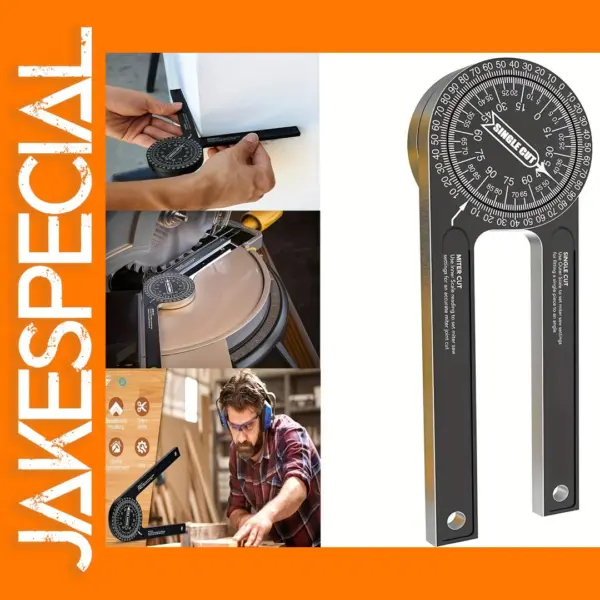 Aluminum Miter Saw Protractor with Laser Scales