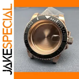 40mm Stainless Steel Rose Gold Watch Case