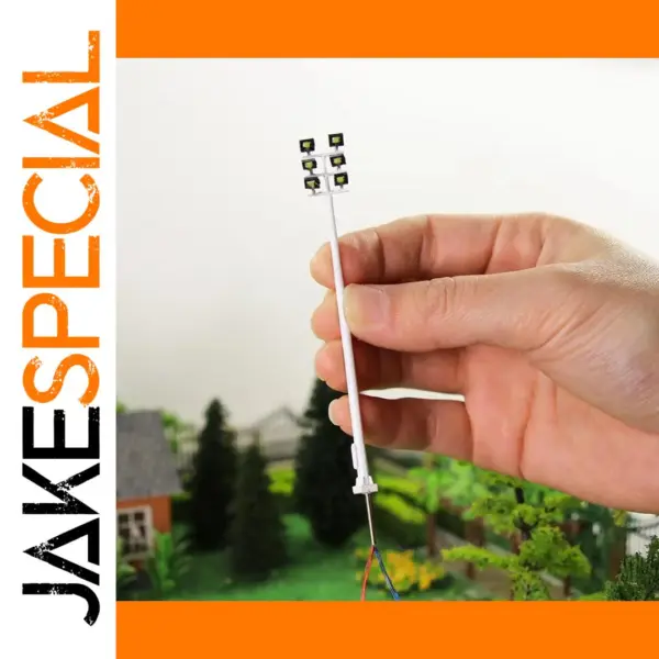 N Scale Plaza Lampposts Set with LEDs