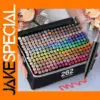 120 Colors Dual Tip Art Markers Set