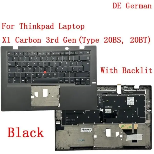 Backlit Keyboard for Lenovo ThinkPad X1 Carbon 3rd Gen - Image 12