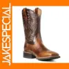 Men's Retro Embroidered Mid-Calf Cowboy Boots