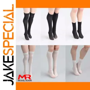 1/6 Scale Female Semi-Transparent Stockings for Action Figures