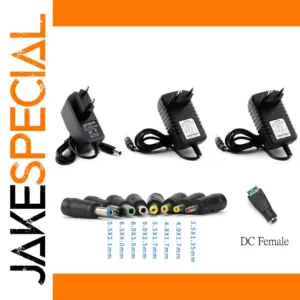 Multi-Voltage AC DC Power Adapter 12V 1A-3A