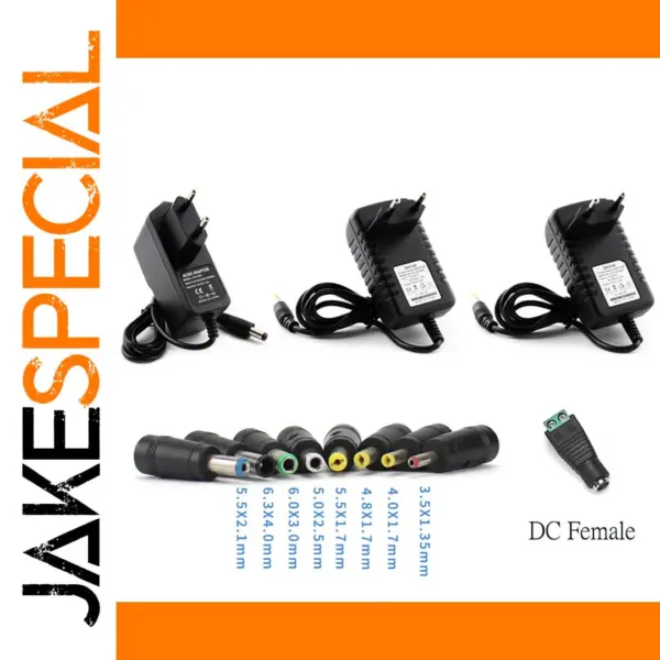 Multi-Voltage AC DC Power Adapter 12V 1A-3A