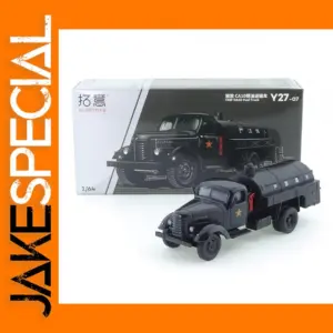 1/64 Scale Black Fuel Transport Truck Model