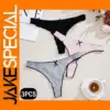 Women's Cotton Thong Panties 3-Pack