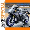 1/12 Scale Yamaha YZF-R1M Diecast Motorcycle Model