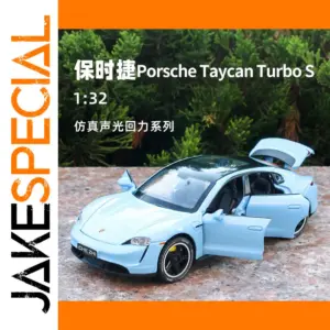 1:32 Porsche Taycan Diecast Metal Model Car