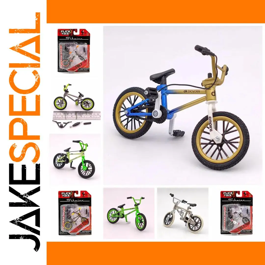 Miniature BMX Finger Bike Diecast Model Collection 1 Miniature BMX Finger Bike Diecast Model Collection