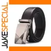 Luxury Men’s Business Belt with Metal Buckle