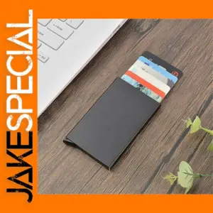 Slim RFID Credit Card Holder Metal Wallet