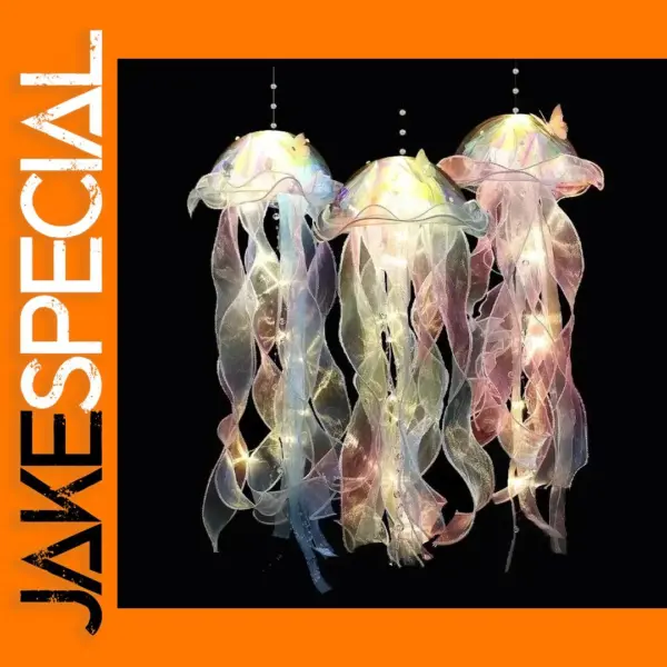 Gradient Jellyfish LED Night Light Decoration