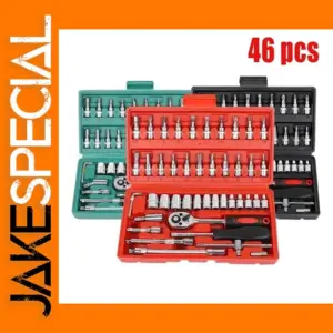 46/53 Piece Socket Tool Set for Car Repair
