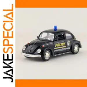 1:36 Volkswagen Beetle Police Car Model