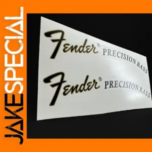 2 Pcs Waterslide Guitar Decals for Precision Bass