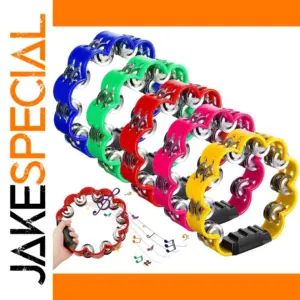 Petal Shaped Percussion Tambourine for Adults