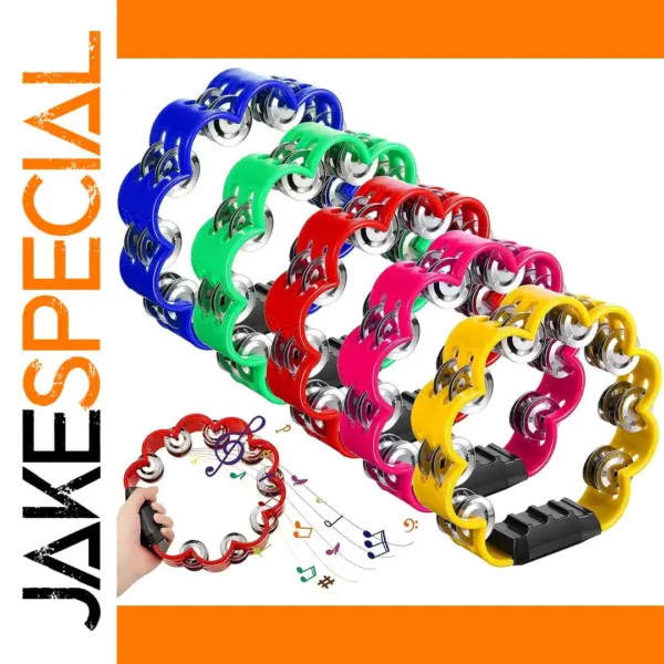 Petal Shaped Percussion Tambourine for Adults