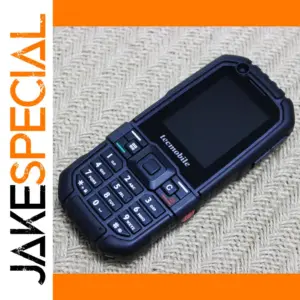 Tecmobile Waterproof Mobile Phone 1800mAh Battery