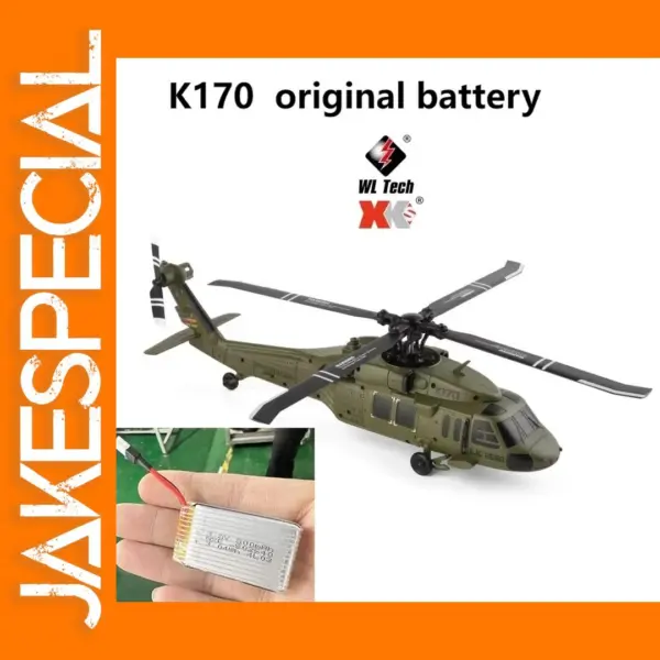 Replacement Battery for K170 Black Hawk UH-60L Helicopter