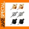 2Pcs Guitar Bass Strap Lock Metal Pins