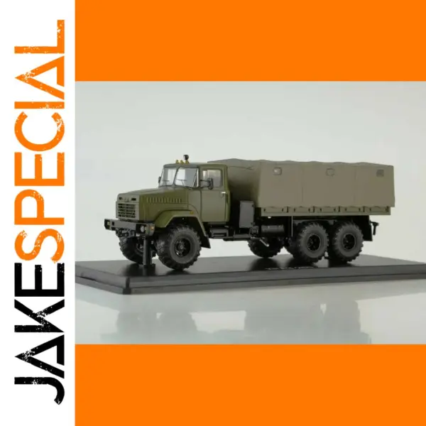 1:43 KRAZ-260 Diecast Military Truck Model