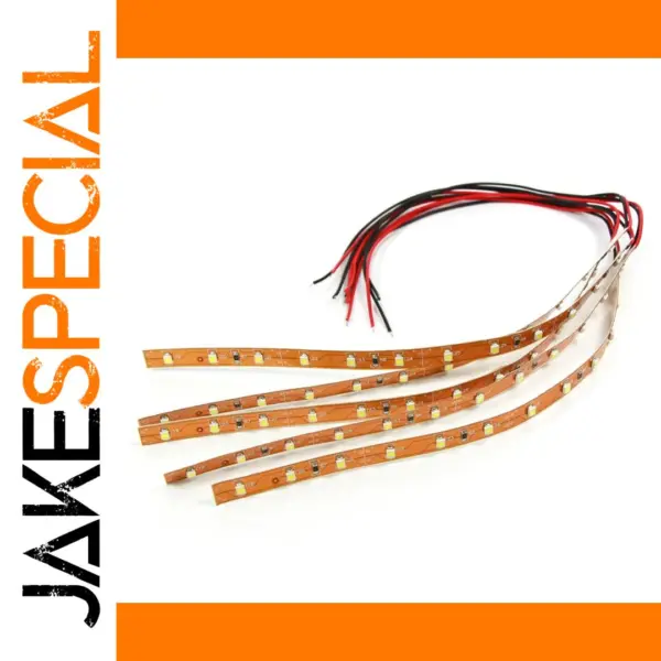 5pcs 12-LED 3528 Flexible Light Strips