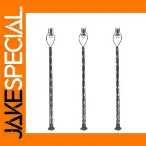 3pcs HO Scale Lattice Mast Lamps LQS44