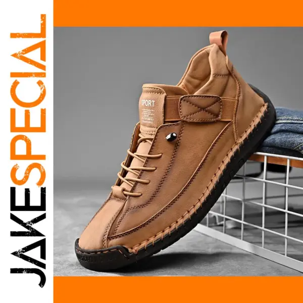 Casual Slip-On Leather Loafers for Men