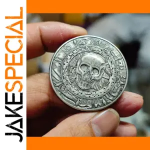 Skeleton Pirate Ship Silver Collectible