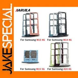Dual Sim Card Tray for Samsung A24 M13 M14 M15