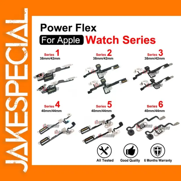 Power On/Off Microphone Flex Cable for Apple Watch Series