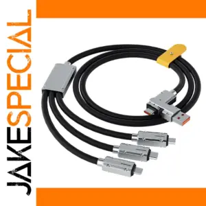 5-in-1 USB A/C Multi Charging Cable 120W 4ft