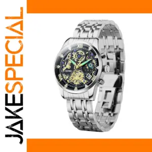 Luxury Quartz Men's Watch with Calendar Feature
