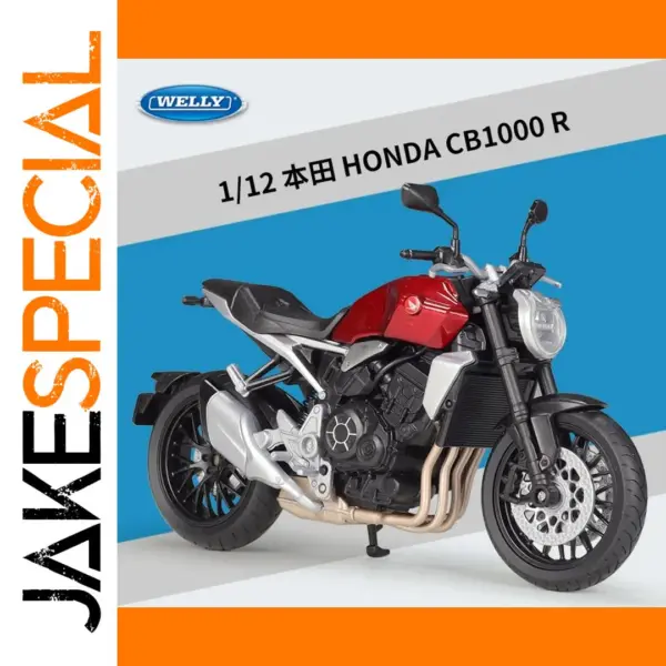 1:12 Scale WELLY Honda CB1000R Model Motorcycle