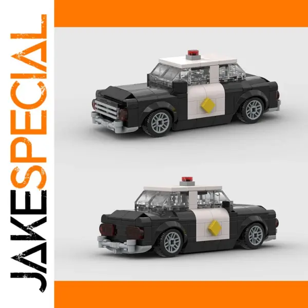 Police Car Building Blocks Toy Set 208pcs