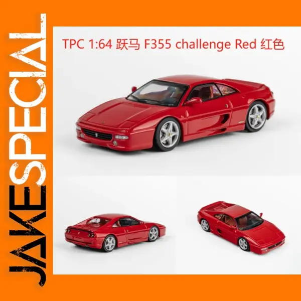 1:64 Scale Diecast F355 Challenge Car Model