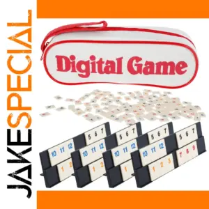 Rummy Cube Game Set with 106 Tiles and Racks