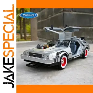 WELLY 1:24 DeLorean Time Machine Model Car