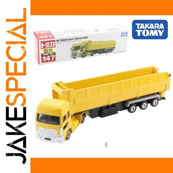 Takara Tomy 1:64 Yellow Dump Truck Model