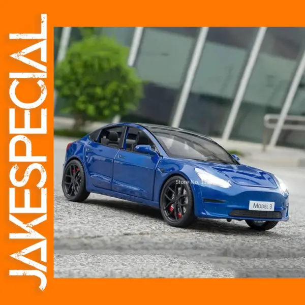 1:24 Tesla Model 3 Alloy Diecast Car Toy