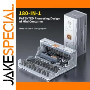 180-in-1 Precision Screwdriver Set with Case