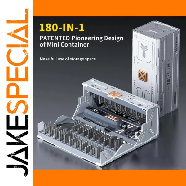 180-in-1 Precision Screwdriver Set with Case