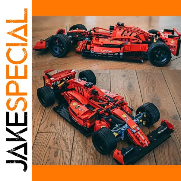 F1 Racing Supercar Building Blocks Set